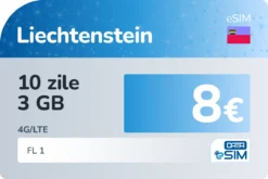 eSIM Liechtenstein 10 zile 3 GB