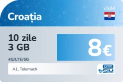 eSIM Croația 10 zile 3 GB
