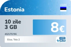 eSIM Estonia 10 zile 3 GB