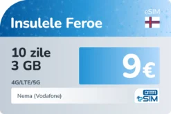 eSIM Insulele Feroe 10 zile 3 GB