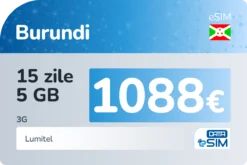 eSIM Burundi 15 zile 5 GB