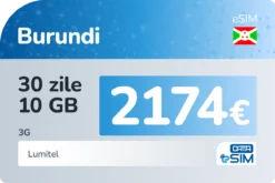 eSIM Burundi 30 zile 10 GB