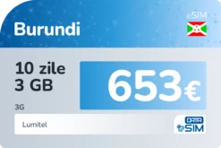 eSIM Burundi 10 zile 3 GB