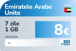 eSIM Emiratele Arabe Unite 7 zile 1 GB