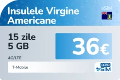 eSIM Insulele Virgine Americane 15 zile 5 GB