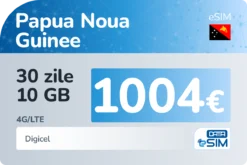 eSIM Papua Noua Guinee 30 zile 10 GB