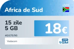 eSIM Africa de Sud 15 zile 5 GB