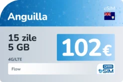 eSIM Anguilla 15 zile 5 GB