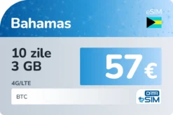 eSIM Bahamas 10 zile 3 GB