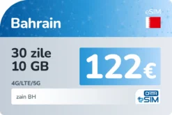 eSIM Bahrain 30 zile 10 GB