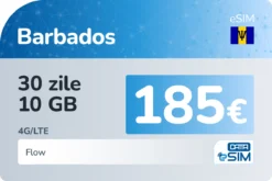 eSIM Barbados 30 zile 10 GB