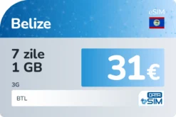 eSIM Belize 7 zile 1 GB