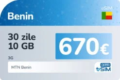 eSIM Benin 30 zile 10 GB