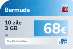 eSIM Bermuda 10 zile 3 GB