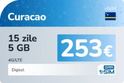eSIM Curaçao 15 zile 5 GB