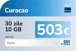 eSIM Curaçao 30 zile 10 GB