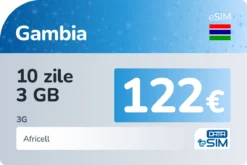 eSIM Gambia 10 zile 3 GB
