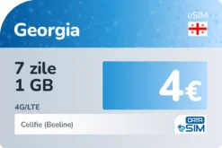 eSIM Georgia 7 zile 1 GB