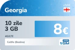 eSIM Georgia 10 zile 3 GB