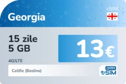 eSIM Georgia 15 zile 5 GB