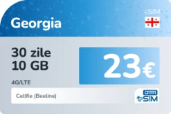 eSIM Georgia 30 zile 10 GB