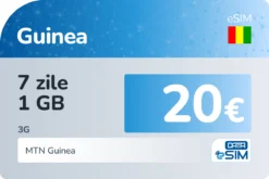 eSIM Guineea-Bissau 7 zile 1 GB