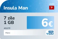 eSIM Insula Man 7 zile 1 GB