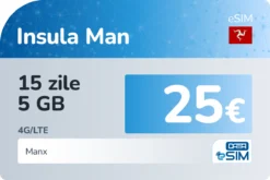 eSIM Insula Man 15 zile 5 GB