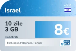eSIM Israel 10 zile 3 GB