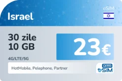 eSIM Israel 30 zile 10 GB
