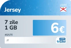 eSIM Jersey 7 zile 1 GB