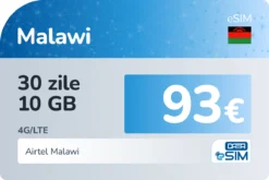 eSIM Malawi 30 zile 10 GB