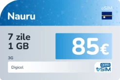 eSIM Nauru 7 zile 1 GB