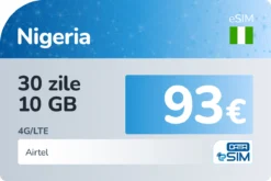 eSIM Nigeria 30 zile 10 GB