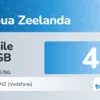 eSIM Noua Zeelandă 7 zile 1 GB
