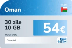 eSIM Oman 30 zile 10 GB