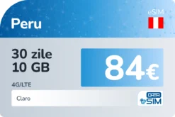 eSIM Peru 30 zile 10 GB