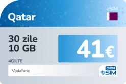 eSIM Qatar 30 zile 10 GB