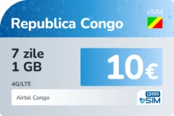 eSIM Congo 7 zile 1 GB