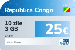 eSIM Congo 10 zile 3 GB