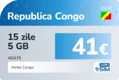 eSIM Congo 15 zile 5 GB