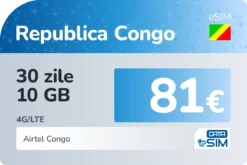 eSIM Congo 30 zile 10 GB