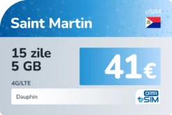 eSIM Saint Martin 15 zile 5 GB
