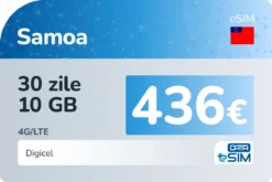 eSIM Samoa 30 zile 10 GB