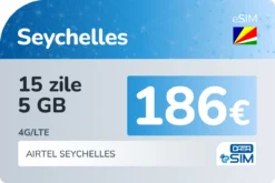 eSIM Seychelles 15 zile 5 GB