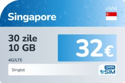 eSIM Singapore 30 zile 10 GB