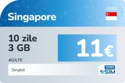 eSIM Singapore 10 zile 3 GB