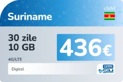 eSIM Suriname 30 zile 10 GB