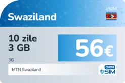 eSIM Swaziland 10 zile 3 GB