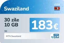 eSIM Swaziland 30 zile 10 GB
